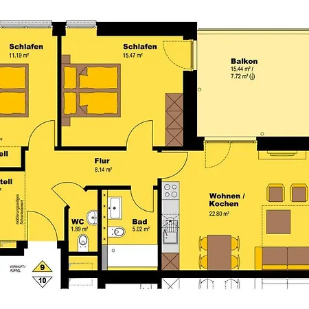Holiday home Hohe Lith 4 09 Modern Retreat Cuxhaven